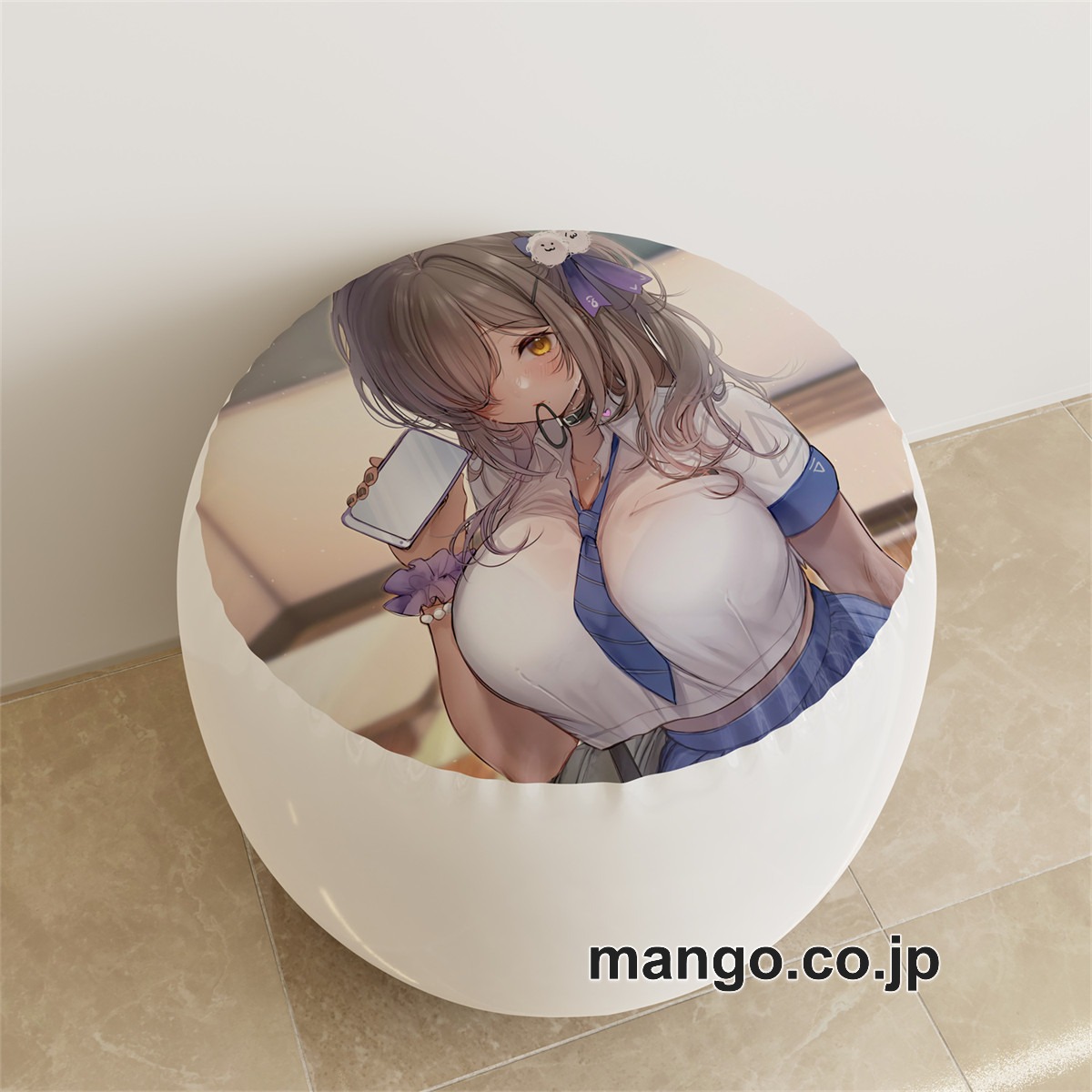 PVC ラウンドスツール【勝利の女神NIKKE】アリス ナガ アニメ キャラクターグッズ PVC製 ラウンドスツール コレクション用 2