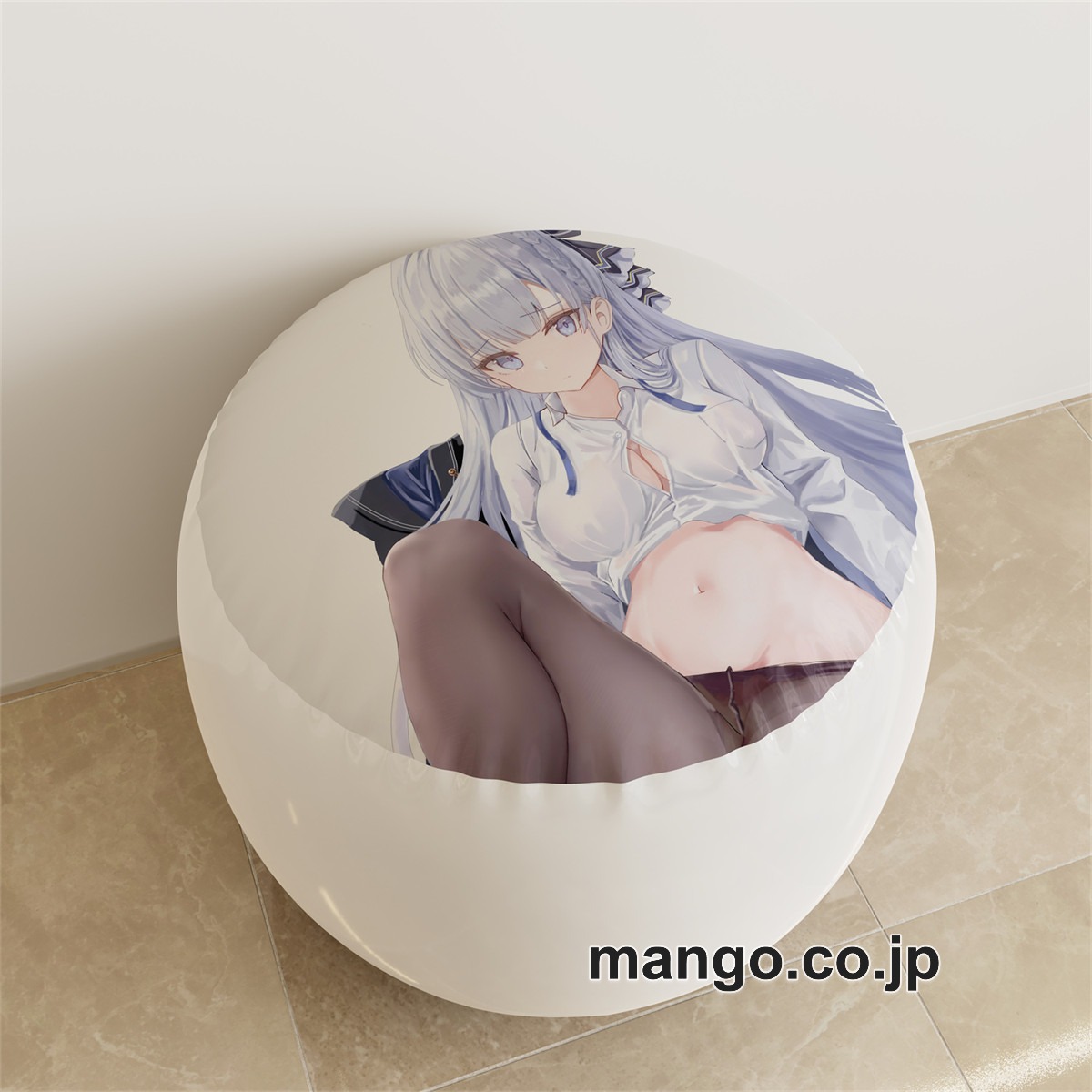 PVC ラウンドスツール【アズールレーン】アーガス アニメ キャラクターグッズ PVC製 ラウンドスツール コレクション用 2