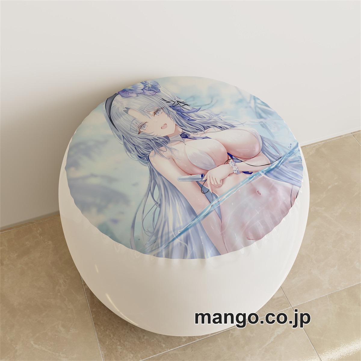 PVC ラウンドスツール【アズールレーン】アルザス アニメ キャラクターグッズ PVC製 ラウンドスツール コレクション用 2