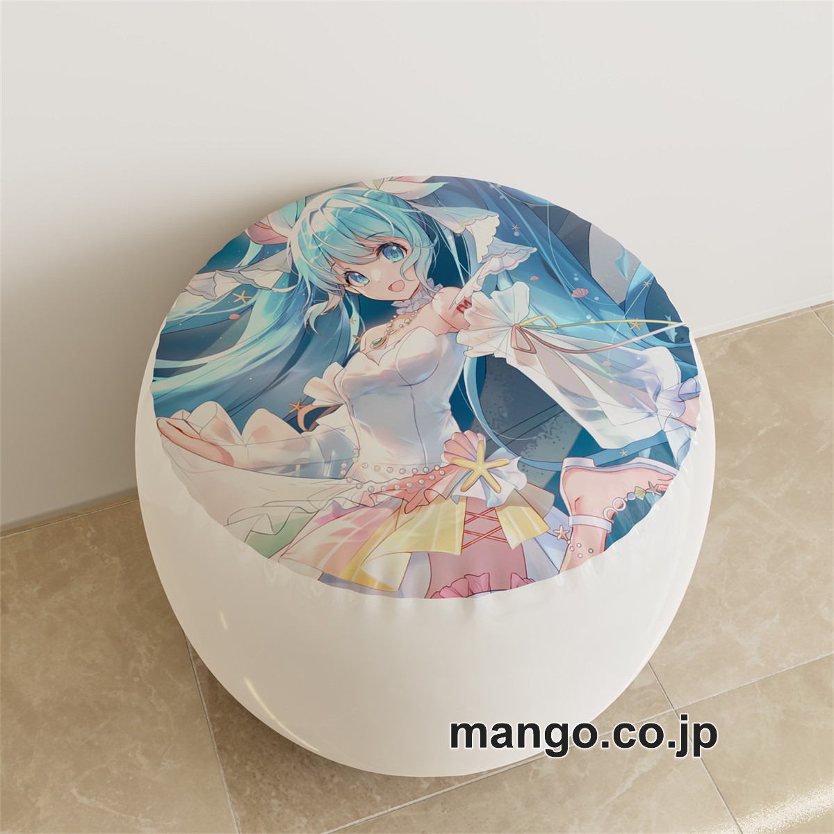 PVC ラウンドスツール【初音ミク】可愛い アニメ キャラクターグッズ PVC製 ラウンドスツール コレクション用