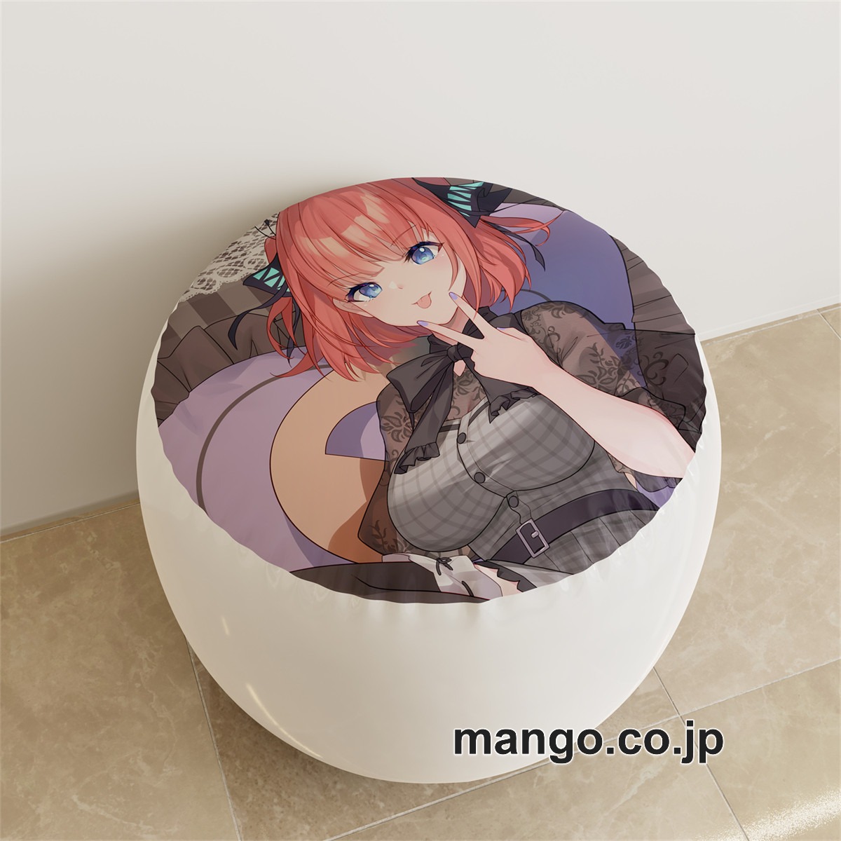 PVC ラウンドスツール【五等分の花嫁】中野二乃 アニメ キャラクターグッズ PVC製 ラウンドスツール コレクション用