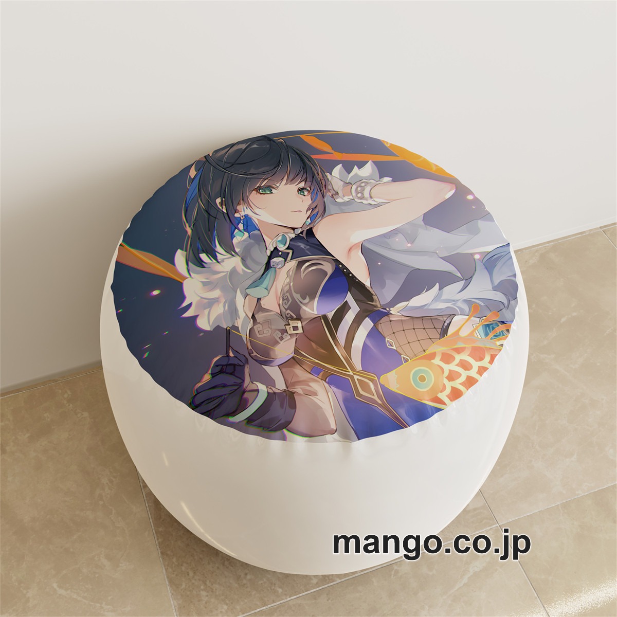 PVC ラウンドスツール【原神】マーヴィカ 夜蘭 アニメ キャラクターグッズ PVC製 ラウンドスツール コレクション用 2