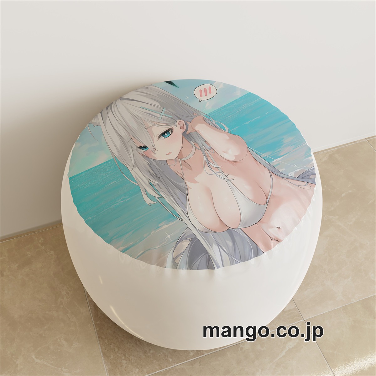 PVC ラウンドスツール【ブルーアーカイブ】シロコテラー 白洲アズサ アニメ キャラクターグッズ PVC製 ラウンドスツール コレクション用
