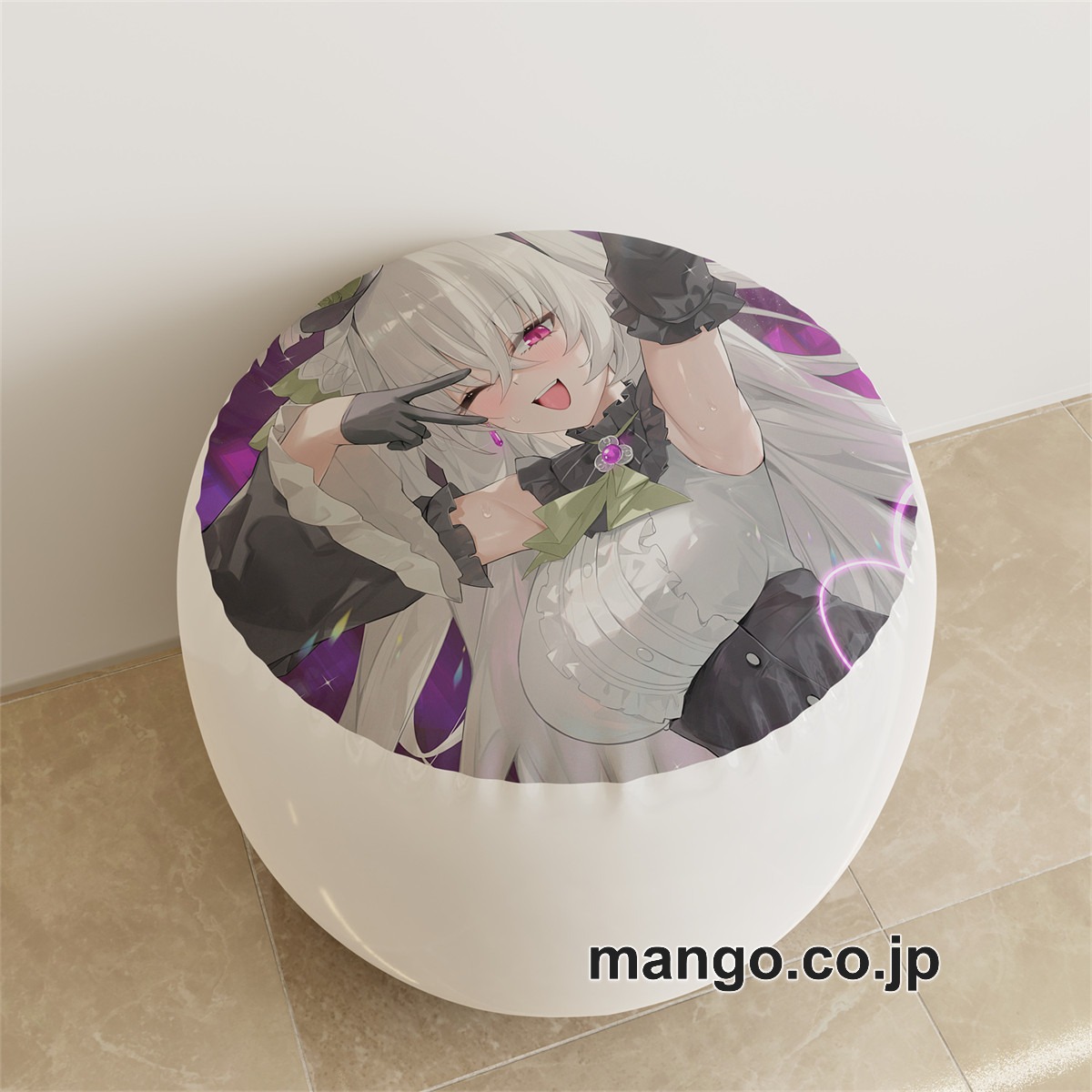 PVC ラウンドスツール【ブルーアーカイブ】歌住サクラコ アニメ キャラクターグッズ PVC製 ラウンドスツール コレクション用 2
