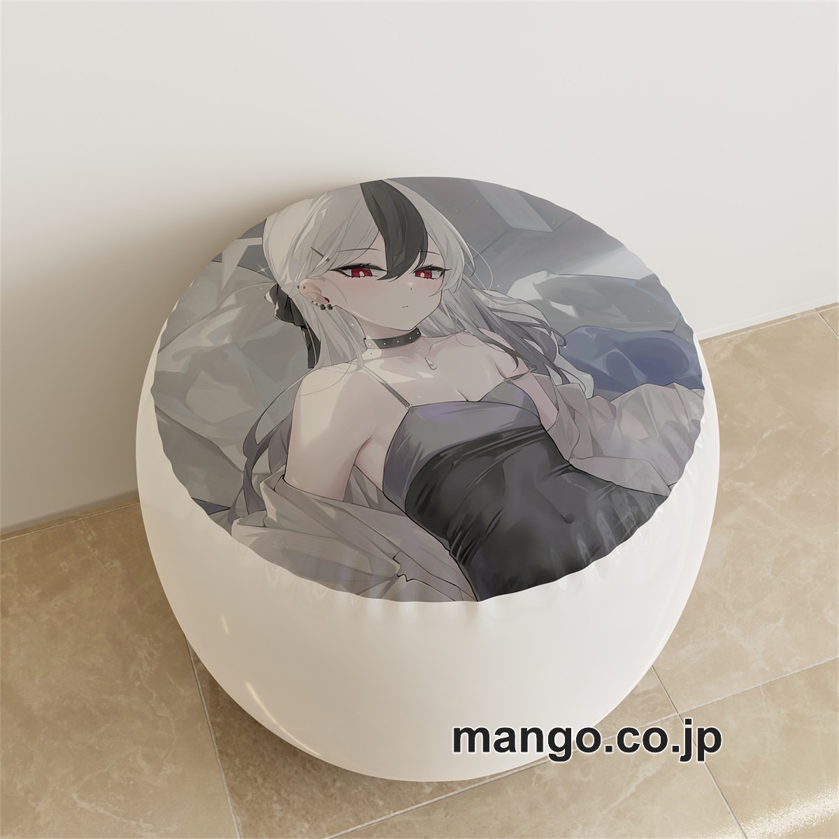 PVC ラウンドスツール【ブルーアーカイブ】鬼方カヨコ アニメ キャラクターグッズ PVC製 ラウンドスツール コレクション用 2