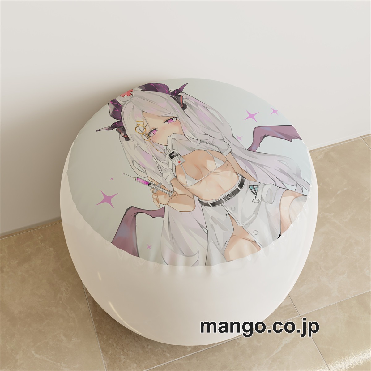 PVC ラウンドスツール【ブルーアーカイブ】空崎ヒナ 竜華キサキ アニメ キャラクターグッズ PVC製 ラウンドスツール コレクション用