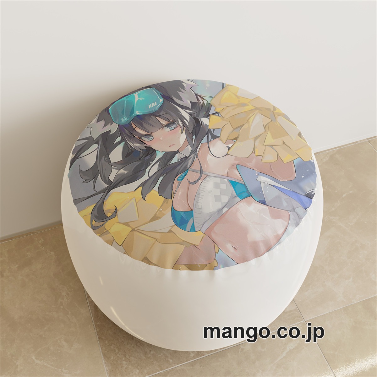 PVC ラウンドスツール【ブルーアーカイブ】猫塚ヒビキ 明星ヒマリ アニメ キャラクターグッズ PVC製 ラウンドスツール コレクション用