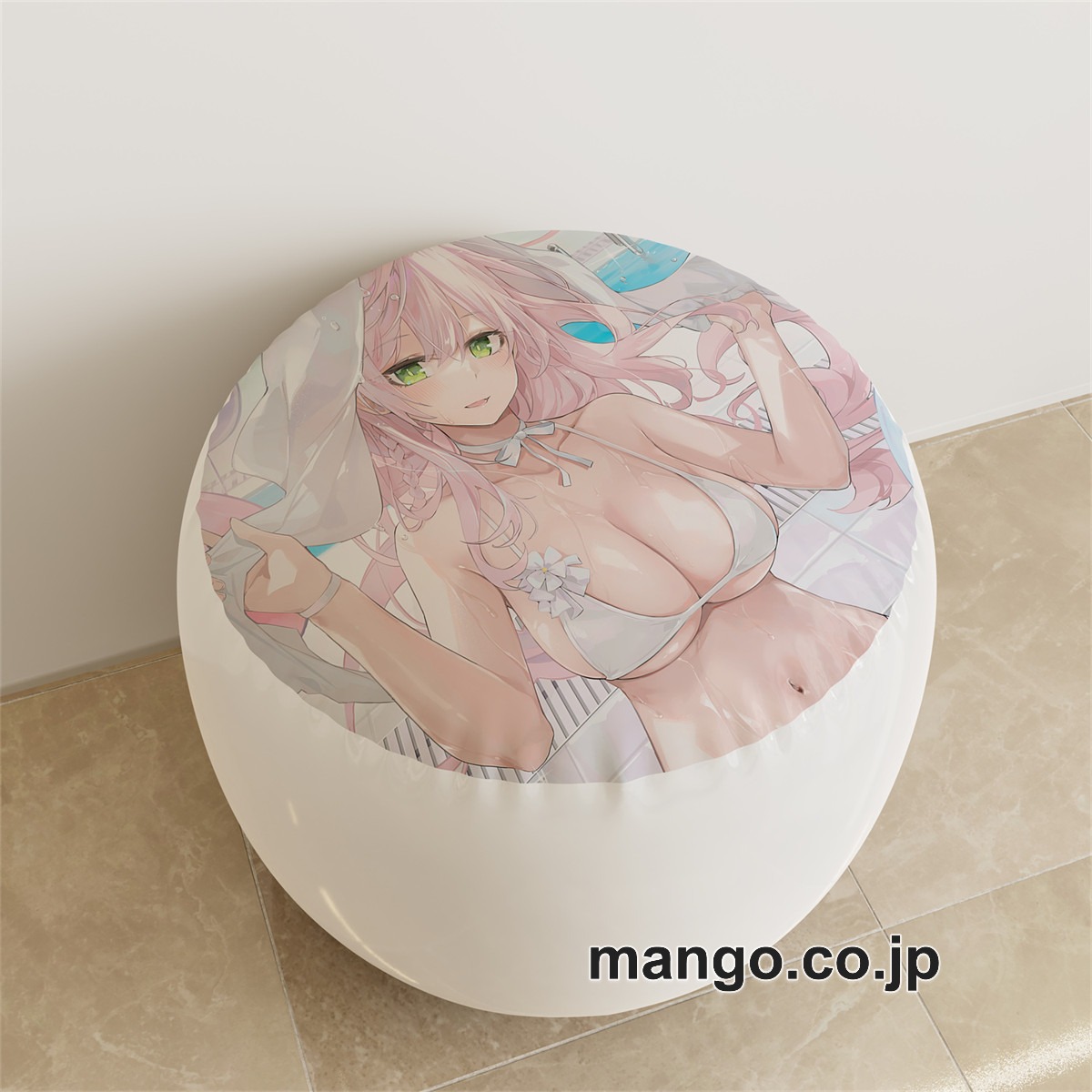 PVC ラウンドスツール【ブルーアーカイブ】浦和ハナコ アニメ キャラクターグッズ PVC製 ラウンドスツール コレクション用