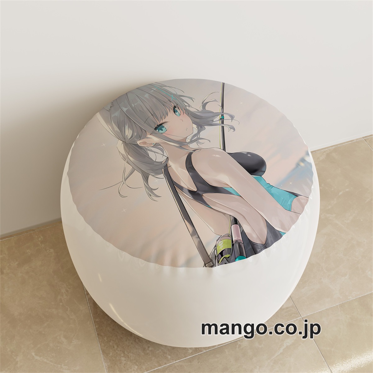 PVC ラウンドスツール【ブルーアーカイブ】砂狼シロコ アニメ キャラクターグッズ PVC製 ラウンドスツール コレクション用 2