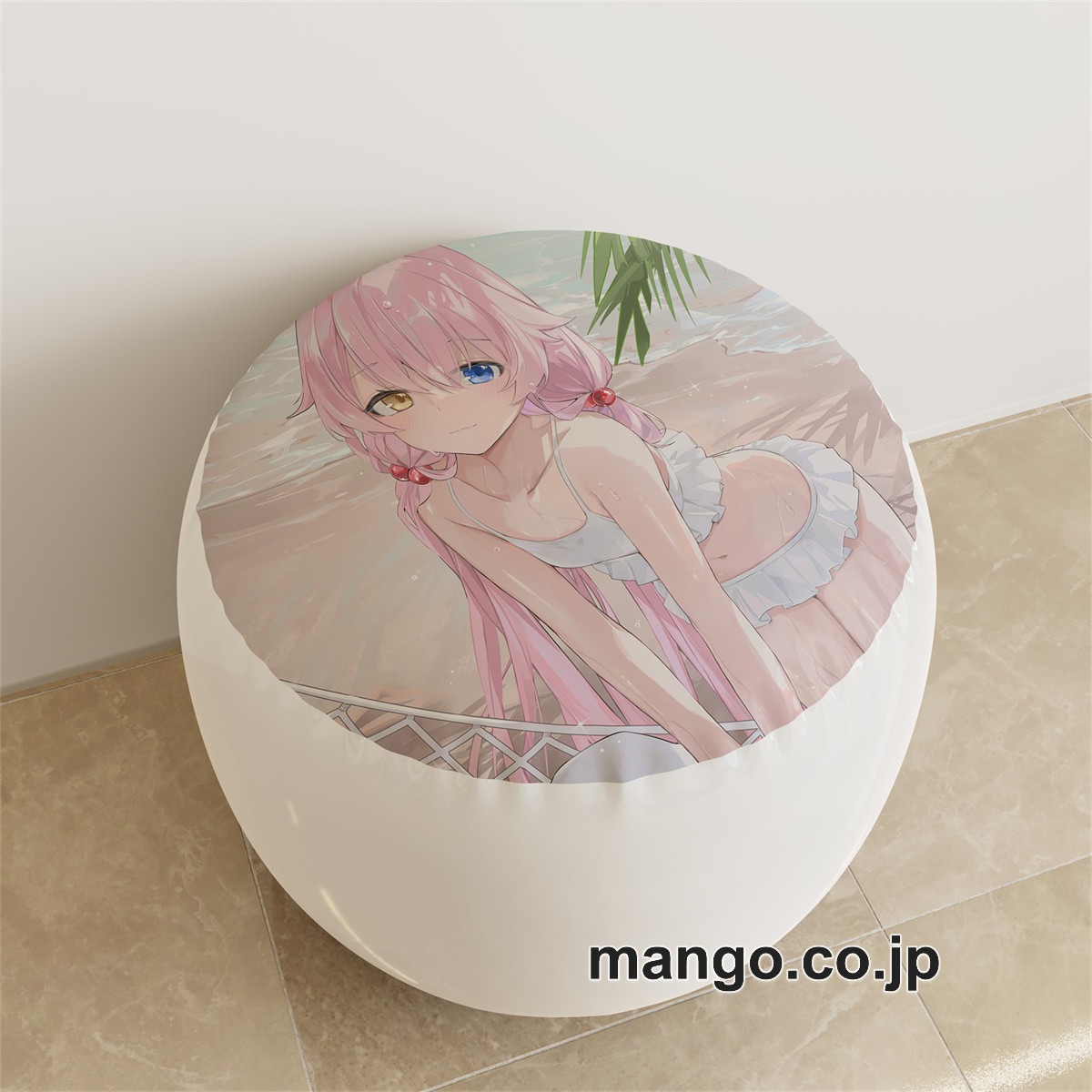 PVC ラウンドスツール【ブルーアーカイブ】下江コハル 小鳥遊ホシノ アニメ キャラクターグッズ PVC製 ラウンドスツール コレクション用 2