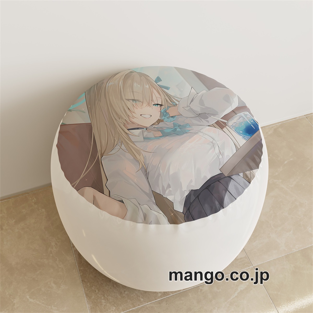 PVC ラウンドスツール【ブルーアーカイブ】一之瀬アスナ アニメ キャラクターグッズ PVC製 ラウンドスツール コレクション用