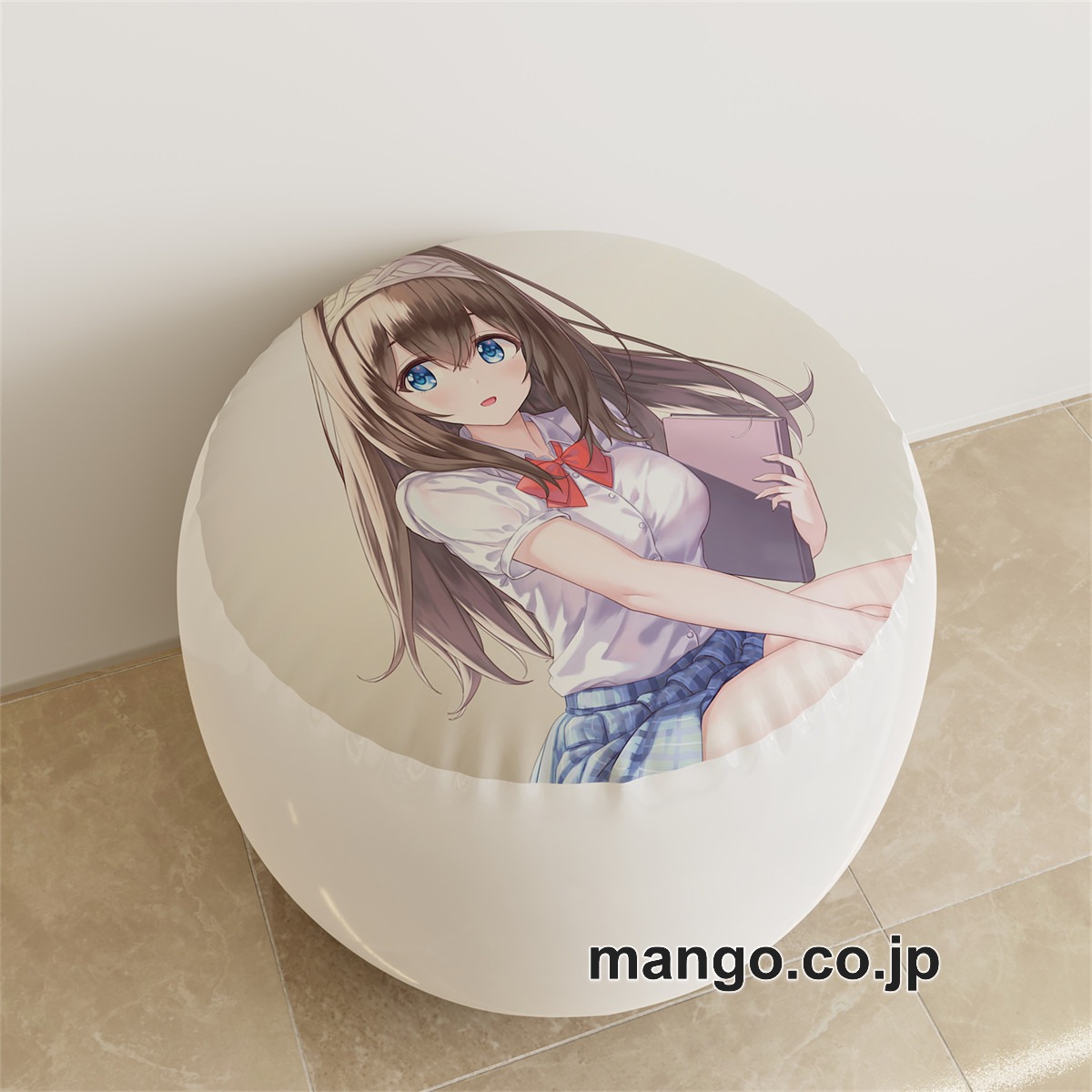 PVC ラウンドスツール【アイドルマスターシンデレラガールズ】鷺沢文香 アニメ キャラクターグッズ PVC製 ラウンドスツール コレクション用 2