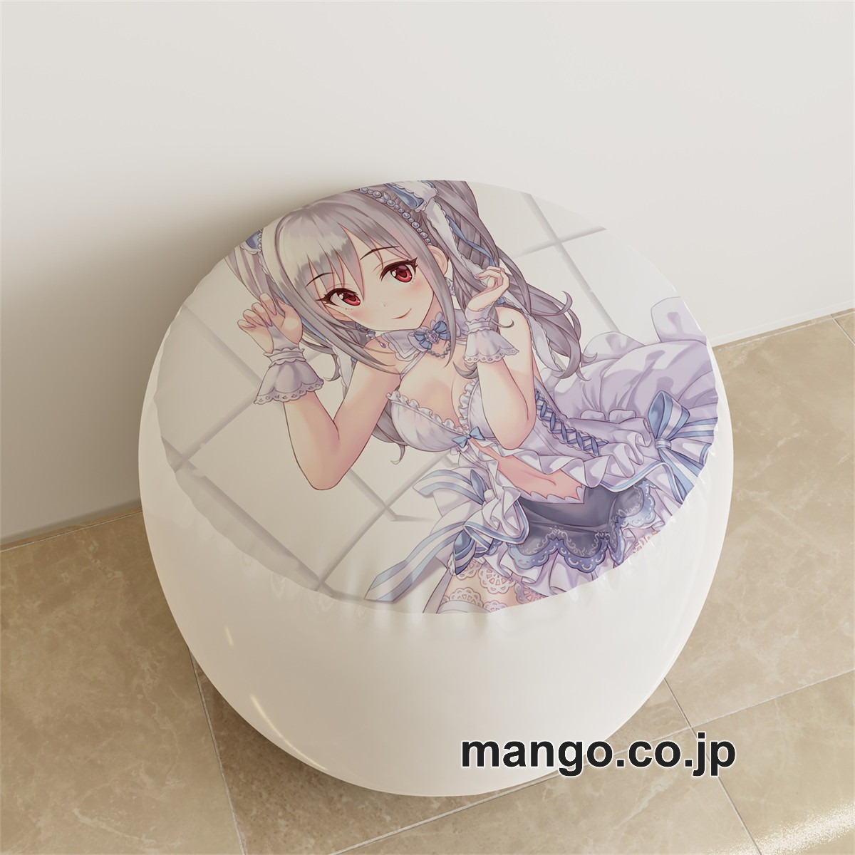 PVC ラウンドスツール【アイドルマスターシンデレラガールズ】神崎蘭子 アニメ キャラクターグッズ PVC製 ラウンドスツール コレクション用