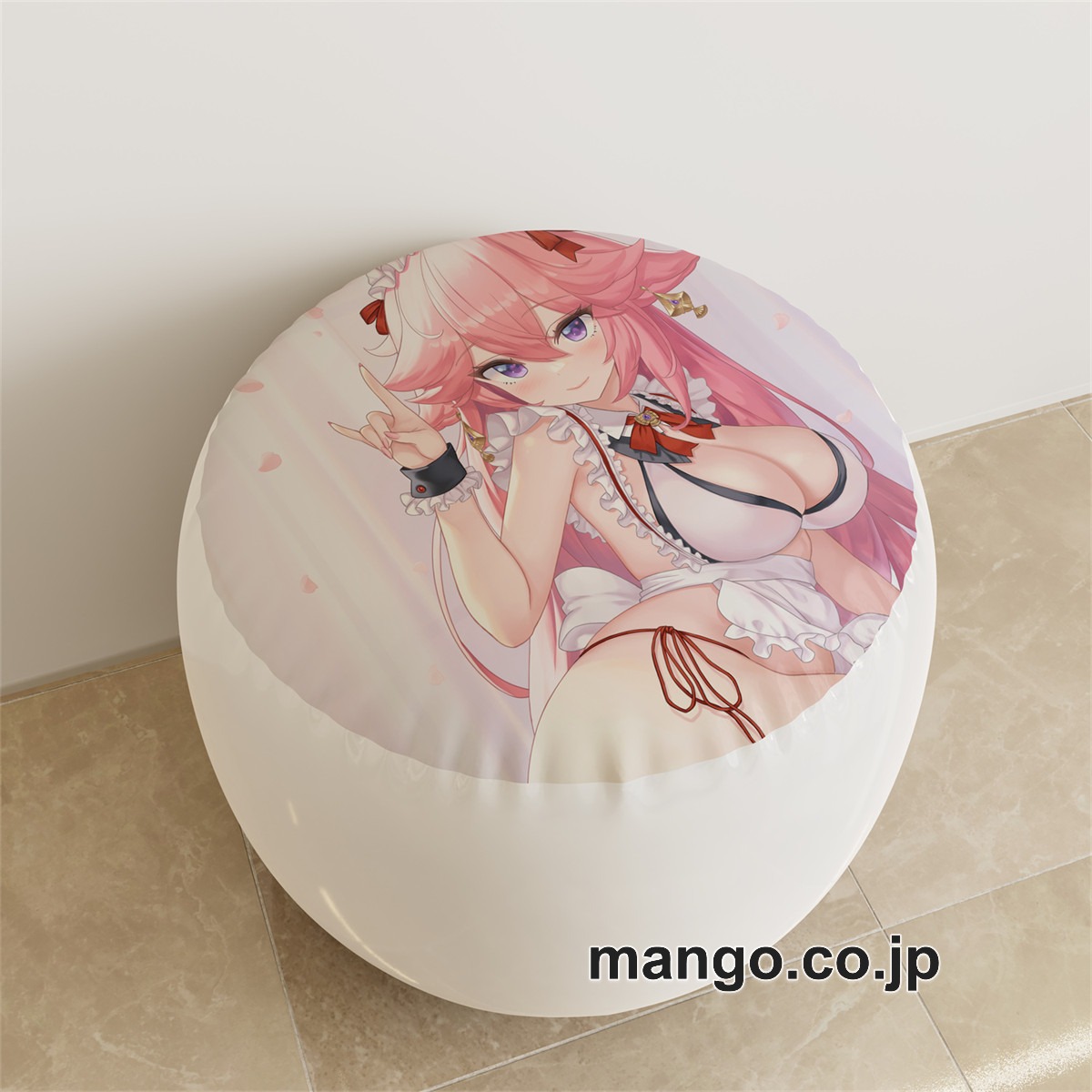 PVC ラウンドスツール【原神】八重神子 エウルア アニメ キャラクターグッズ PVC製 ラウンドスツール コレクション用