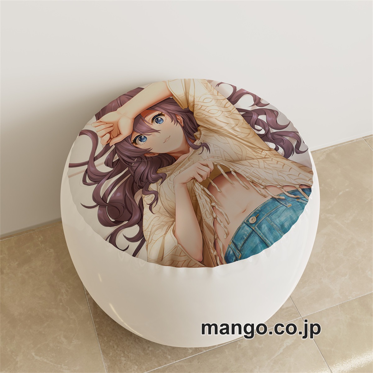 PVC ラウンドスツール【アイドルマスターシャイニーカラーズ】一ノ瀬志希 アニメ キャラクターグッズ PVC製 ラウンドスツール コレクション用