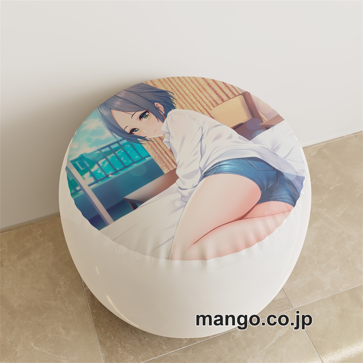 PVC ラウンドスツール【アイドルマスターシンデレラガールズ】速水奏 アニメ キャラクターグッズ PVC製 ラウンドスツール コレクション用