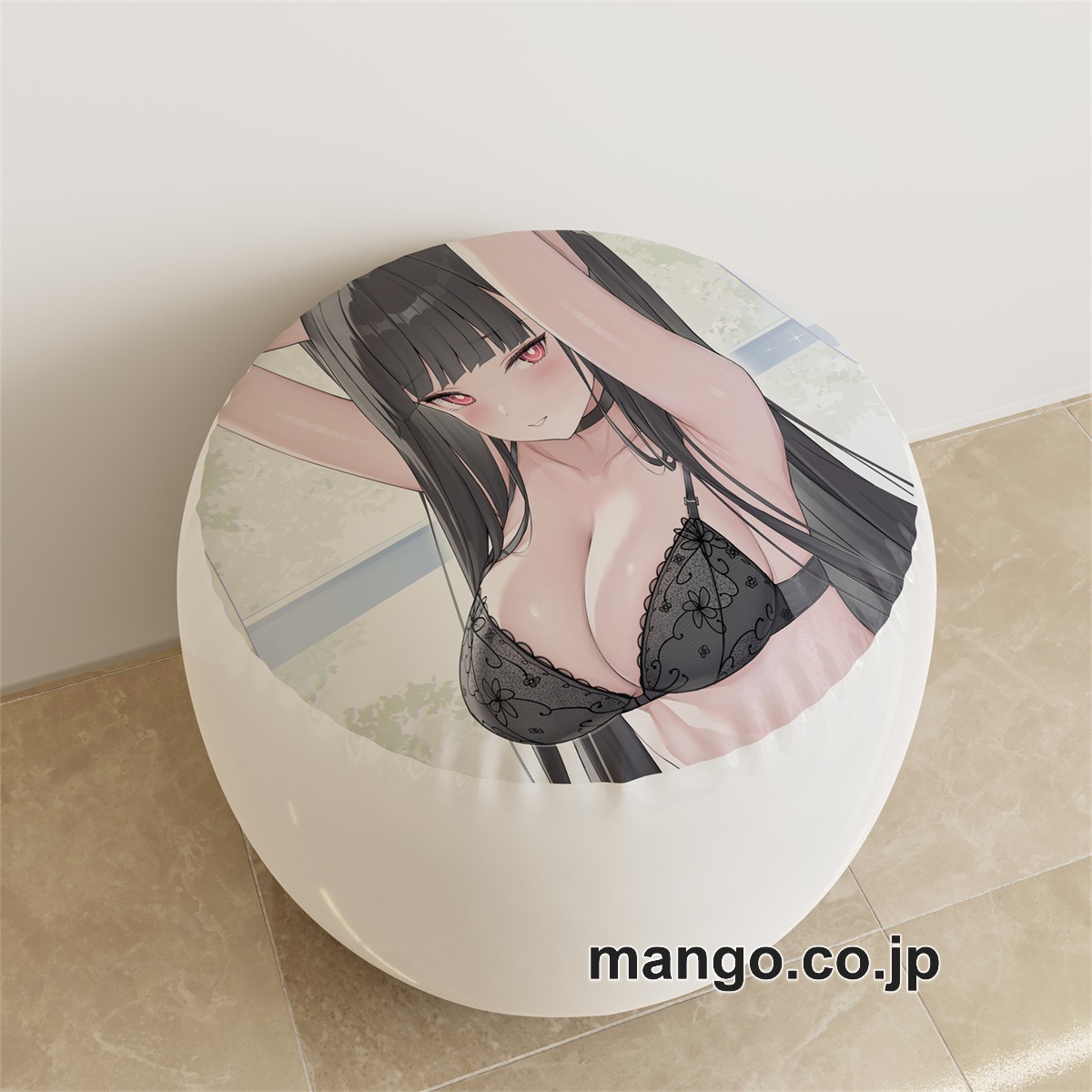 PVC ラウンドスツール【ブルーアーカイブ】調月リオ アニメ キャラクターグッズ PVC製 ラウンドスツール コレクション用 2