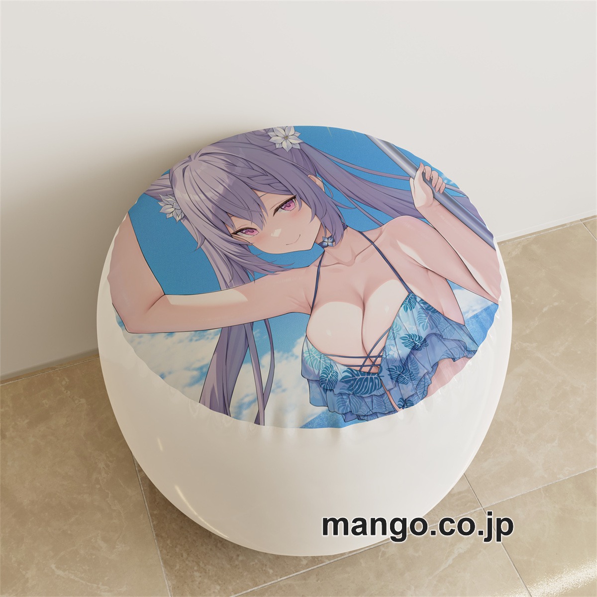 PVC ラウンドスツール【原神】刻晴 アニメ キャラクターグッズ PVC製 ラウンドスツール コレクション用 2