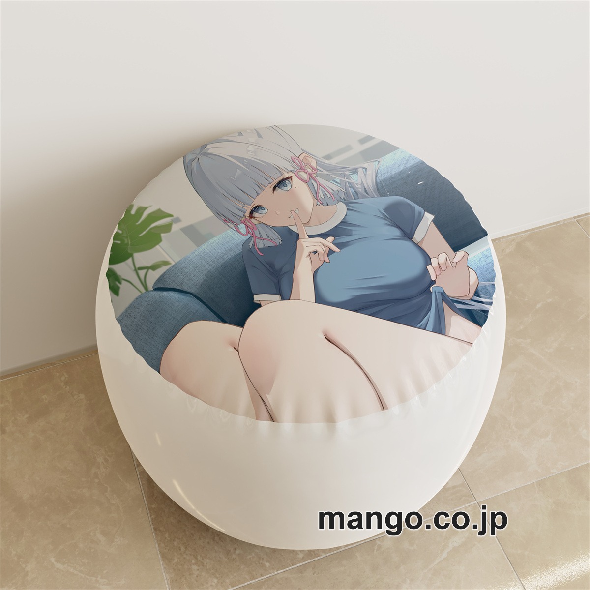 PVC ラウンドスツール【原神】神里綾華 アニメ キャラクターグッズ PVC製 ラウンドスツール コレクション用 2