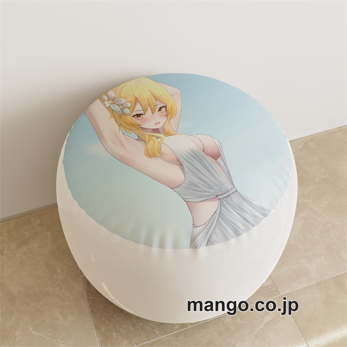 PVC ラウンドスツール【原神】蛍 アニメ キャラクターグッズ PVC製 ラウンドスツール コレクション用 2