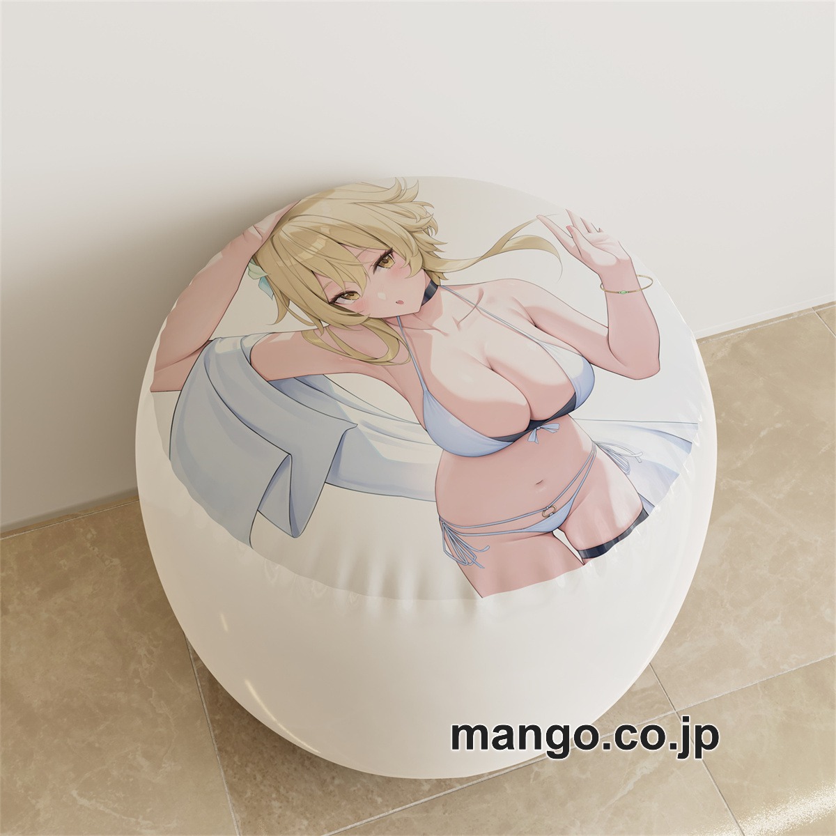 PVC ラウンドスツール【原神】蛍 アニメ キャラクターグッズ PVC製 ラウンドスツール コレクション用 2