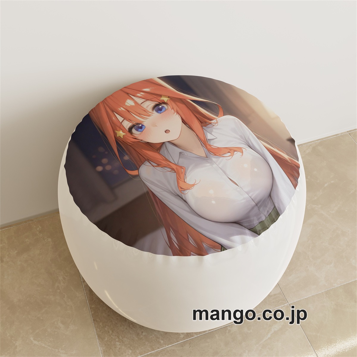 PVC ラウンドスツール【五等分の花嫁】中野五月 アニメ キャラクターグッズ PVC製 ラウンドスツール コレクション用