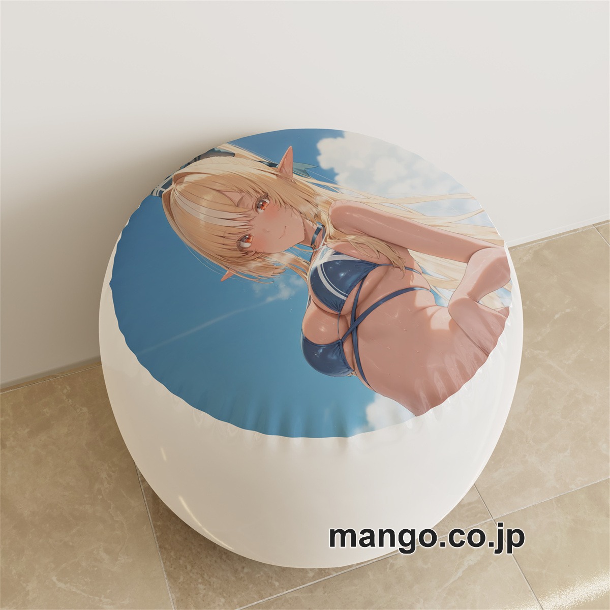 PVC ラウンドスツール【バーチャルYouTuber】不知火フレア アニメ キャラクターグッズ PVC製 ラウンドスツール コレクション用