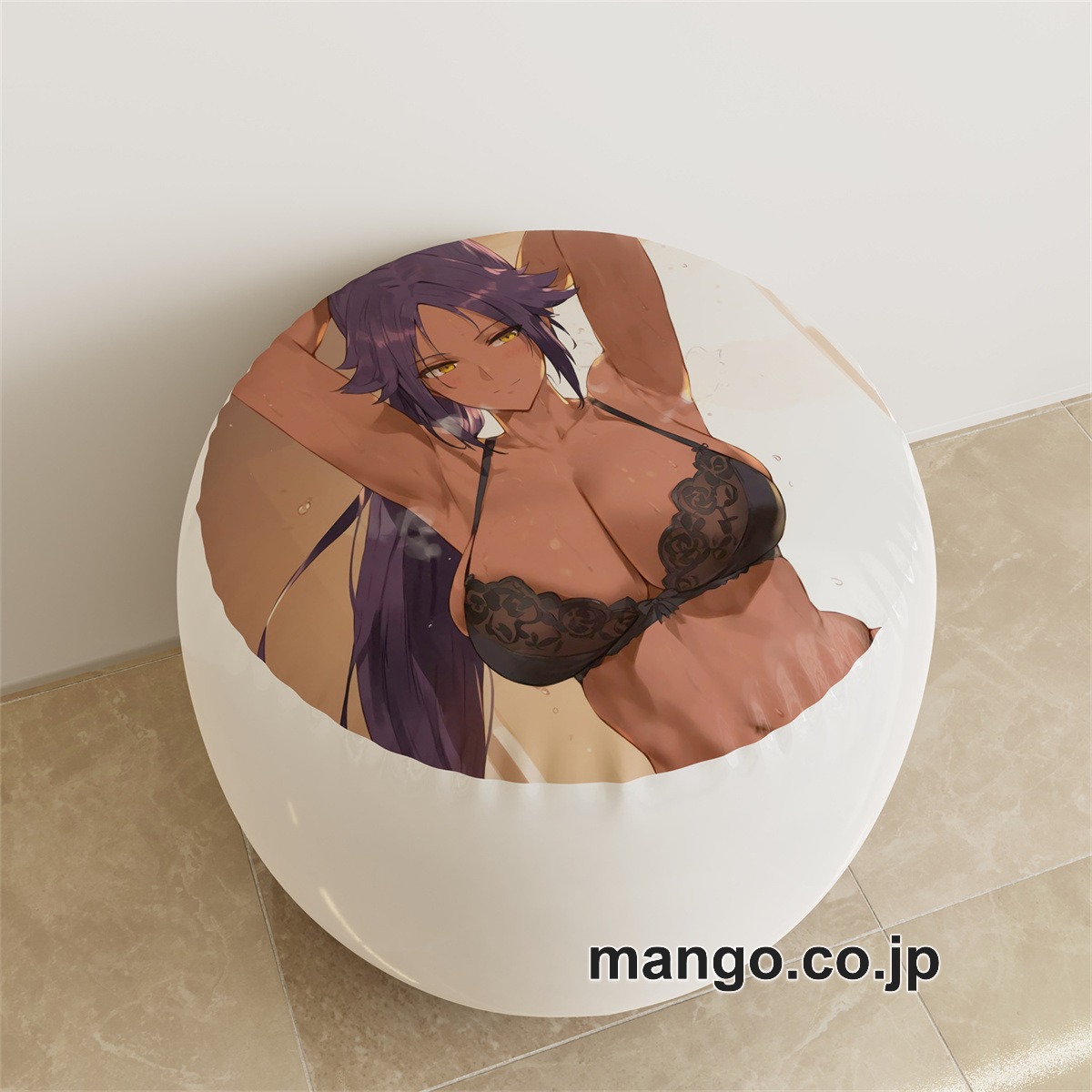 PVC ラウンドスツール【BLEACH】四楓院夜一 アニメ キャラクターグッズ PVC製 ラウンドスツール コレクション用