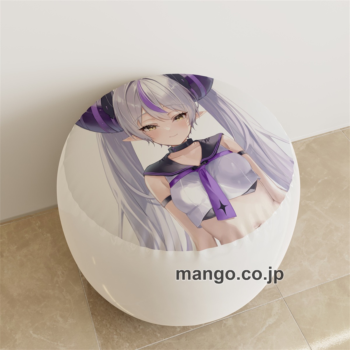 PVC ラウンドスツール【バーチャルYouTuber】ラプラス・ダークネス アニメ キャラクターグッズ PVC製 ラウンドスツール コレクション用 2